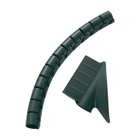 TRU COMPONENTS TC-MX-KLT25BK203 Guaina spiralata 25 mm (max) Nero 5 m
