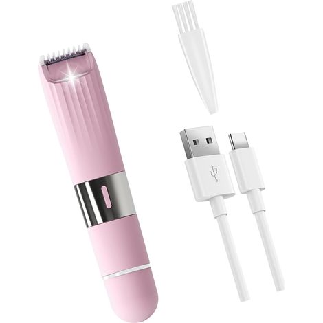 Rasoir électrique pour femme - Rasoir à sourcils - Outil de rasage pour les bras, les jambes, le visage - Facile à nettoyer (1/5)