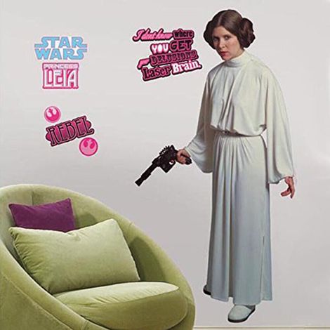 Stickers Géant Princesse Leia Star Wars (1/3)
