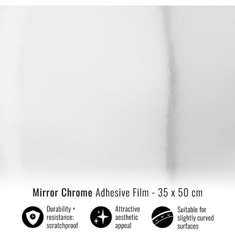 Pellicola Adesiva per Wrapping Mirror Chrome - Dimensione: 35 X 50 CM