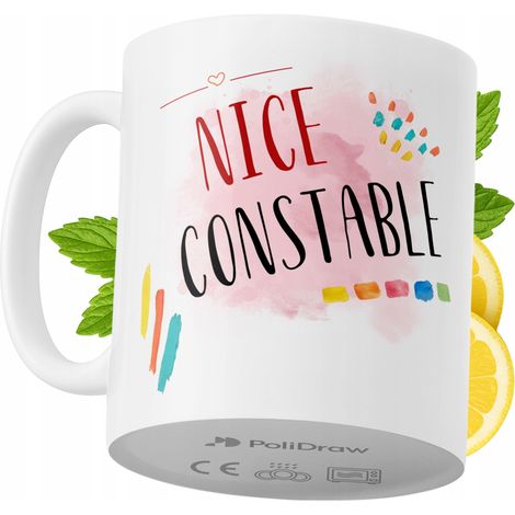 Lustige Kaffeetasse mit witzigem Textdesign für Polizisten – ideal für Geburtstage, Namenstage, Feiertage und besondere Anlässe. Hochwertige Tasse für Zuhause, Büro und Arbeit. Farbe: Weiß, 330 ml.