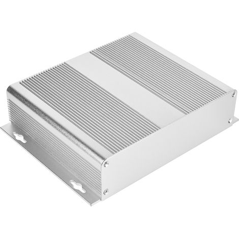 Elektronikprojektgehäuse aus silberfarbener Aluminiumlegierung für Leiterplatten, 48 x 204 x 150 mm (1/5)