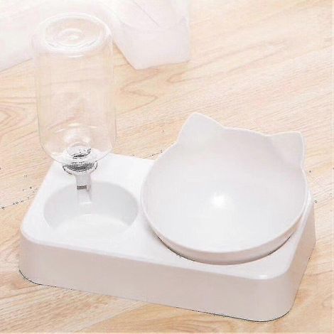 Gamelle automatique pour chiens et chats avec distributeur d'eau, adaptée aux chiots et chatons (1/4)