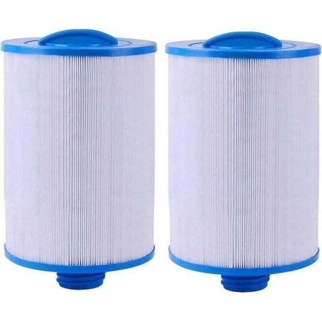 HOXILEELEO - Redroad Lot de 2 cartouches de filtre pour spa Filtration 45 m² Diamètre 150 mm Hauteur 241 mm Compatible Unicel 6CH-940, Pleatco PWW50P3