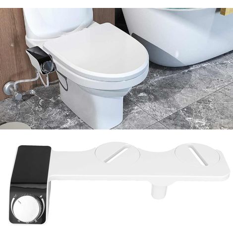 WC-Sitz mit integriertem Bidet, nicht elektrisch, Doppeldüse, einstellbarem Druck, selbstreinigend (G1/2 Asien/Australien) (1/5)