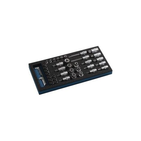 Module d'outils 46 pièces 1/3 module Clé à douille TECWERK (1/2)