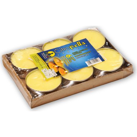 Tea-Light Maxi Citronella D.60 Conf. 6 Pz.