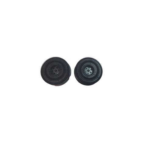 Juego de 2 filtros de carbón tipo 58 AKB000/1 para campana extractora 484000008782, C00308179 ARISTON HOTPOINT, BAUKNECHT, BRANDT, DE DIETRICH, ELICA,