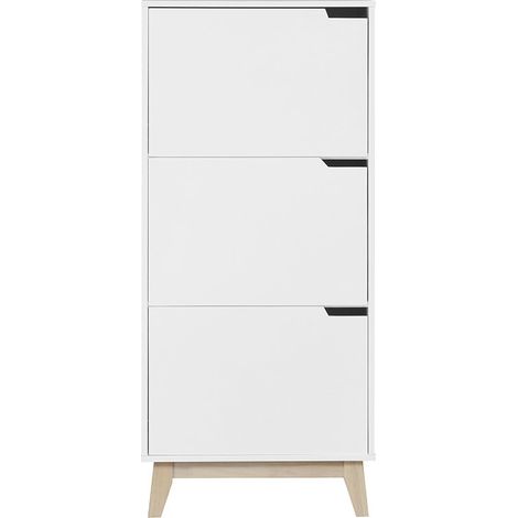Mobile per riporre i propri oggetti design Bianco 3 ante LEENA