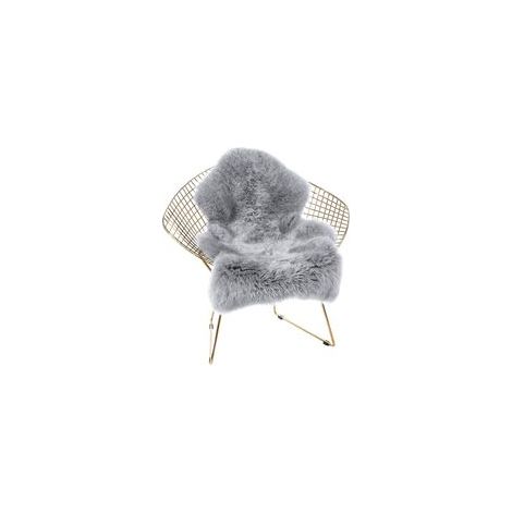 Housse de chaise de luxe en fausse peau de mouton douce, coussin d'assise, zone en fourrure douce (1/5)