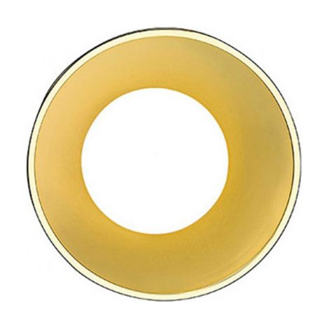 Foco de interior be-led 15w reflector redondo dorado