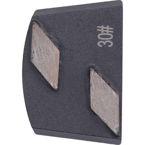 3-teiliges Diamantschleifblock-Set mit 2 Klingen (Körnung 30) zum Polieren von Beton, Zement, Bodenbelägen und Farbe (1/5)