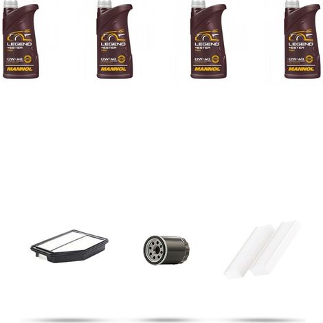 Kit tagliando 3 FILTRI e 4L OLIO compatibile con Honda FR-V 1.8 103kw dal 2007 (1/4)