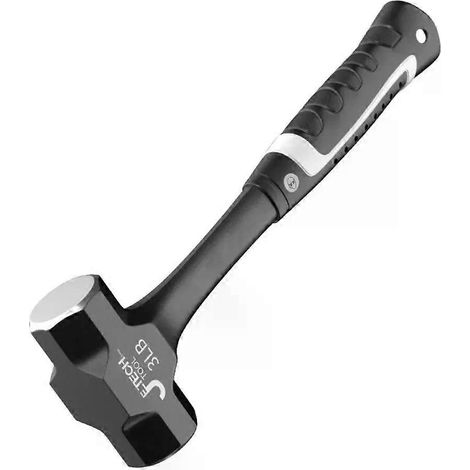 Marteau de chantier Z50 2LB-3LB monobloc robuste pour le perçage de briques en acier galvanisé, marteau de construction pour ingénieurs. (1/4)