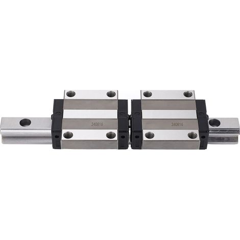 Rail linéaire de 300MM avec 2 blocs coulissants, Guide de mouvement HGW30CC pour machines-outils CNC, Machines automatiques