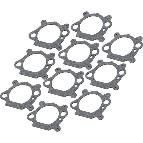 Confezione da 10 guarnizioni per carburatore (codice articolo 795629) di ricambio per motori Briggs & Stratton delle serie 625–675 e 122000 Quantum. (1/4)