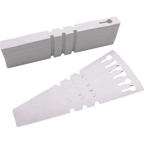 Plastik-Pflanzenetiketten, die um Bäume gewickelt werden, verstellbare Gartenschilder für Baumschulen.