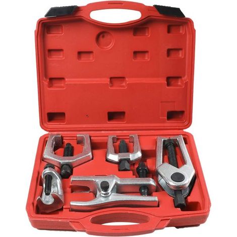 KIT DI 5 PEZZI ESTRATTORE PER GIUNTI SFERICI CON SNODO SFERICO AUTO ATTREZZO (1/5)