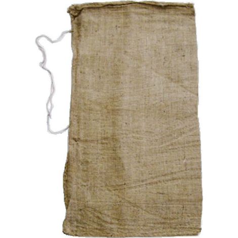 Sac en jute beige, coupe ajustée, 40 x 70 cm