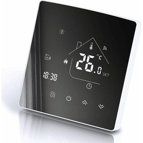 EASYCOMFORT Thermostat WiFi Intelligent pour Chauffage au Sol et Chaudière Gaz/Eau, Thermostat d'Ambiance Connecté Compatible Alexa Google (1/5)
