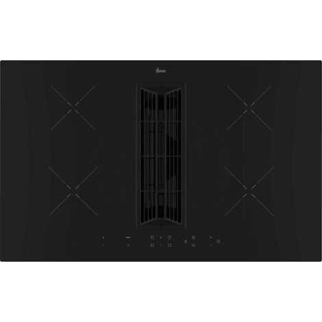 Hoover HIH8ICE Nero Da incasso 60 cm Piano cottura a induzione 4 Fornelli Cappa da incasso