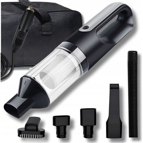 Potente aspirapolvere portatile per auto con presa accendisigari 12V 100W + sacchetto