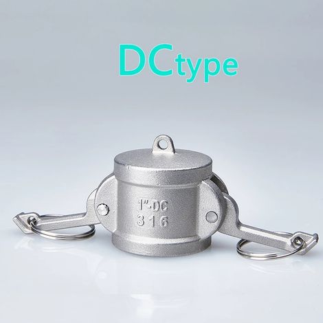 Raccord à came Camlock en acier inoxydable 304 (DC-3/4") pour arroseur de jardin, adaptateur à came Camlock à déconnexion rapide pour raccords de pompes à tuyau (1/5)