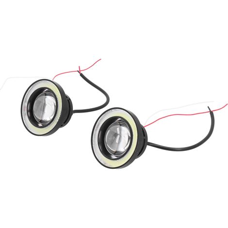 30-W-LED-Nebelscheinwerfer-Set (3,5 Zoll), 3200 lm, IP65 wasserdicht, universell, weiß, 12 V mit Außenring (1/5)