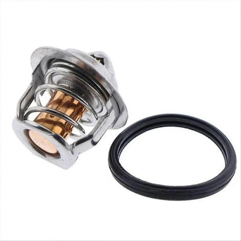 Thermostat 71 °C (160 °F) avec joint, référence 19434-73014, pour Bobcat 463, 553, 753, 763, 773, 7753, S150, S160, S175 (référence 194-SFYGV). (1/5)