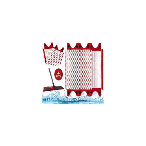 serpillères compatibles Vileda Ultramax - Lot de chiffons de rechange pour serpillière - Housse de serpillière extra large 2 en 1 en microfibre - Recharge - pour tous sols durs, résistante aux taches (1/5)