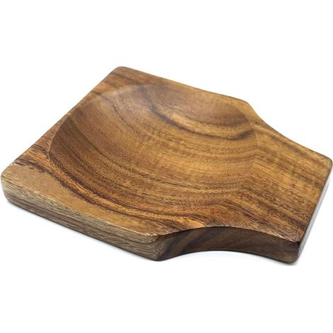 Küchenlöffelablage, glatter, kleiner Küchenlöffelhalter aus Holz, Utensilienhalter für Pfanne, Geschirr, Pfannenwender, Löffel, Zange