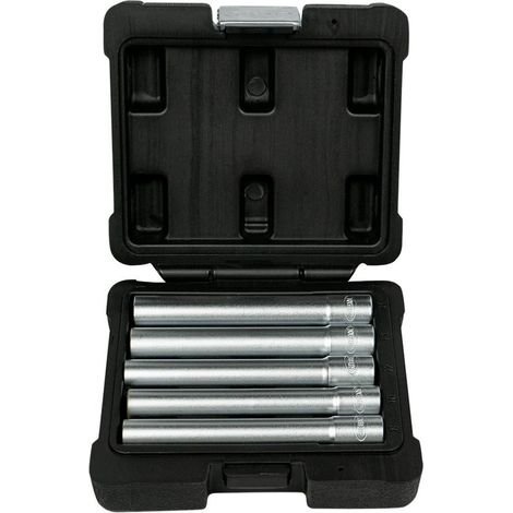 Jeu de douilles 6 pans 3/8 longues 120 mm - 8 à 14 mm (1/3)