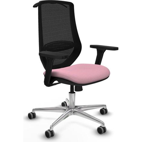 Piqueras-y-crespo Mardos Silla de oficina rosa ergonómica