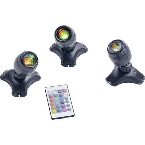 Pontec 73355 Eclairage pour étang LED 5 W noir (1/5)
