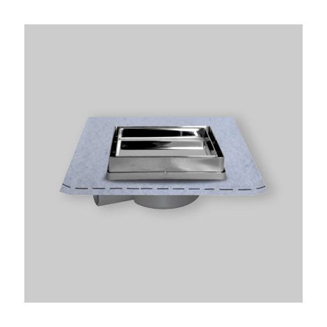 Couvercle de regard 13 X 13 avec support carrelage avec gaine 1X1 (1/4)