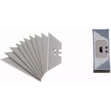 Toughbuilt – Pack de 30 lames de rechange pour cutter – Acier au carbone – Coupe précise carton, cuir – Compatibles tous couteaux utilitaires (1/3)