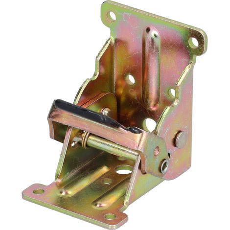 Charnière à pied pliable autobloquante à 90° pour meubles de fenêtre, avec finition nickelée. (1/5)