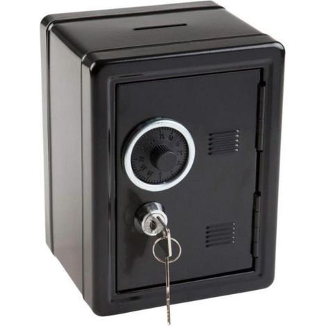 Economy safe, 120 x 100 x 180 mm, black, 1 piece. Economy safe, 120 x 100 x 180 mm, black, 1 piece (1/5)