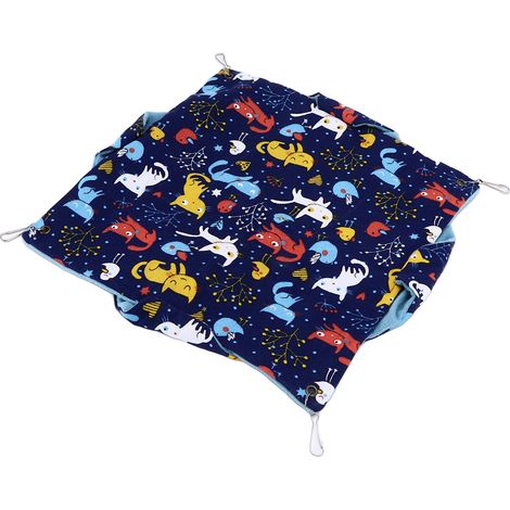 Hamac double couche chaud pour animaux de compagnie – sac de couchage suspendu sûr, chaud et pliable pour petits animaux tels que les hamsters (1/5)