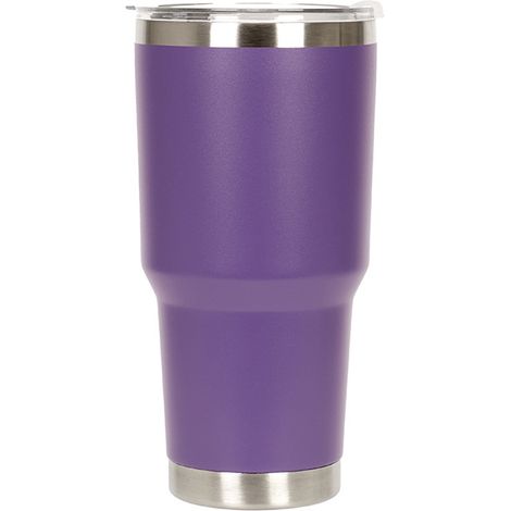 Vaso de acero inoxidable de 900 ml con tapa, vaso para agua (uva morada) (1/3)