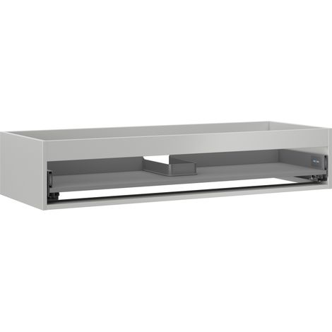 Mexen Box-A Korpus des Waschbeckenunterschranks 120 cm, 1 Schublade, Grau Matt - 91AX0-1200-235-1-62 (1/4)