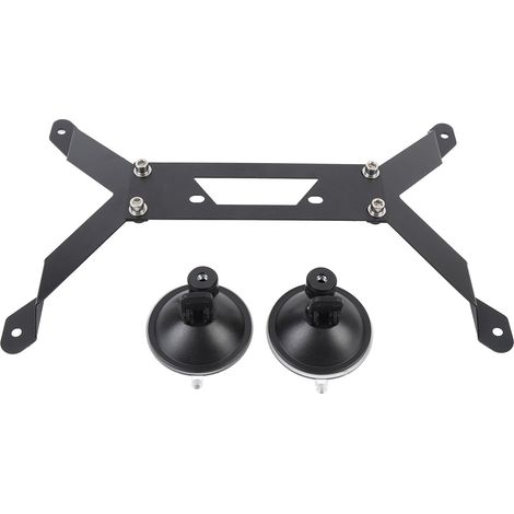Kit de fixation de toit de voiture satellite rectangulaire, base plate, ventouse à adsorption forte et sans couture pour mini camping-car, van, bateau (1/5)