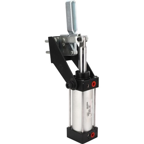Pince à genouillère pneumatique à serrage rapide et à forte capacité de charge pour la fabrication de moules et le soudage G1/8 po (1/5)