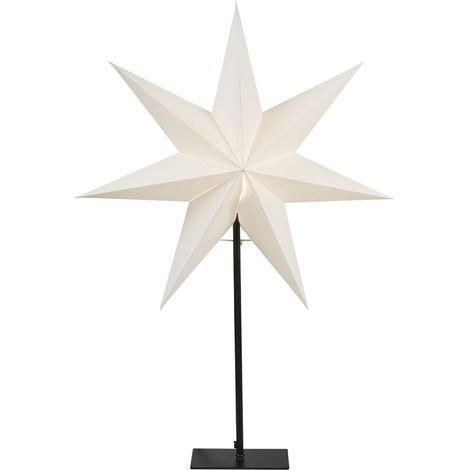 Standstern "Frozen", ohne Lochung, weiß, E14,ca. 52 x 80 cm (1/5)