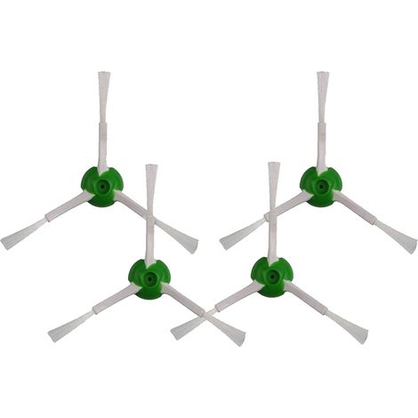 4 Brosses Latérales Compatible pour iRobot Roomba i7 e6 i7 + e5 i7 Plus Aspirateur Série Accessoires Rechange, Brosse Latérale Extracteur Robot Série i7 e5 i7 + e6 i7 Plus Remplacement (1/4)