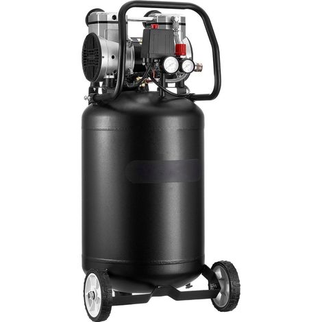 Compresseur d'air 50 L, 1,5 kW, 113 L/min à 6,2 bar, pression max. 8 bar, réservoir sans huile, portable sur roues pour la réparation automobile, le gonflage de pneus, la peinture au pistolet et le cl (1/5)