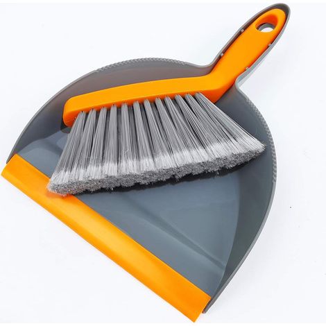 Brosse De Nettoyage Mini Balai Et Porte-poussière, Cuisine En Plastique Balai De Nettoyage Et Ensemble Porte-poussière Pour Camping Table De Bureau (1/5)