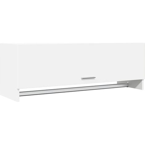 Maison Exclusive - Kleiderschrank Weiß 100x32,5x35 cm Holzwerksto