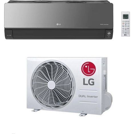 Climatiseur LG Monosplit Artcool 12000 btu AC12BK.NSJ Miroir UV Nano Inverter R-32 Wi-Fi Classe A+++
