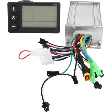 Kit de commande pour moteur sans balais avec écran LCD, bonne dissipation thermique, contrôleur de moteur électrique pour scooter/vélo électrique (1/5)